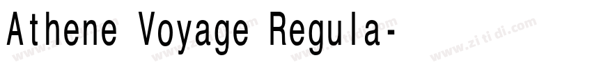 Athene Voyage Regula字体转换